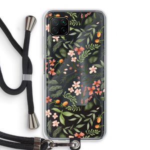 Sweet little flowers: Huawei P40 Lite Transparant Hoesje met koord