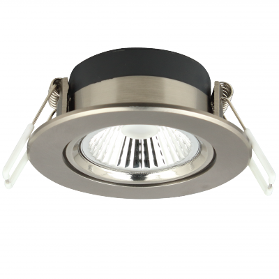 LED inbouwspot 400 lumen 6W nikkel kantelbaar 2700K 36° CIVI light