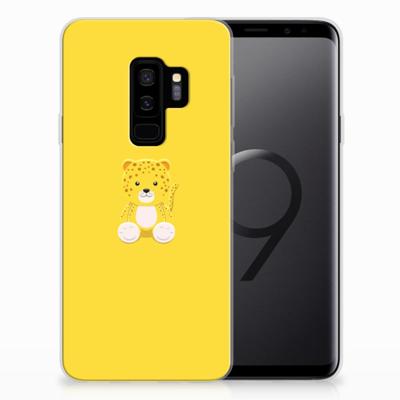Samsung Galaxy S9 Plus Telefoonhoesje met Naam Baby Leopard Samsung Galaxy S9 Plus Telefoonhoesje met Naam Baby Leopard