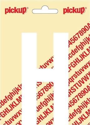 Plakletter Nobel Sticker witte letter H - Pickup