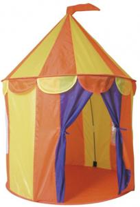 Speeltent circus 95 x 125 cm geel/oranje