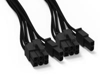 be quiet! Power Cable CP-6620 kabelmanagement 60 centimeter, 2 x PCle 6 + 2 - thumbnail
