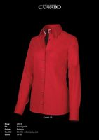 Giovanni Capraro 29318-10 Dames Blouse - Rood [Wit accent] - thumbnail