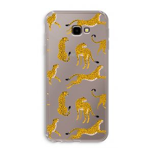 Luipaard: Samsung Galaxy J4 Plus Transparant Hoesje