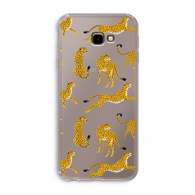 Luipaard: Samsung Galaxy J4 Plus Transparant Hoesje