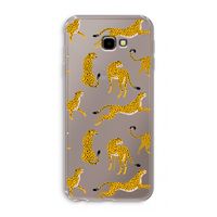 Luipaard: Samsung Galaxy J4 Plus Transparant Hoesje