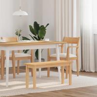 Bank 90 cm massief hout rubber