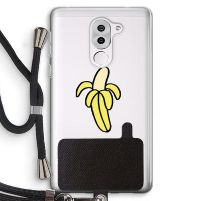 Banana: Honor 6X Transparant Hoesje met koord