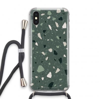 Terrazzo N°19: iPhone XS Transparant Hoesje met koord
