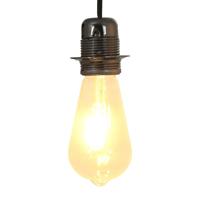 Lamphouders 2 st glanzend zwart E27