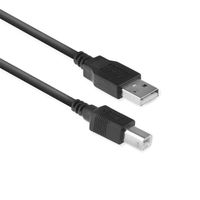 ACT AC3030 USB-kabel 1 m USB 2.0 USB A USB B Zwart - thumbnail