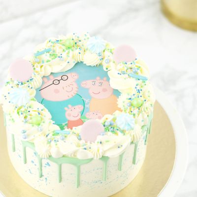 Driptaart met Peppa Logo