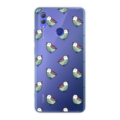 Vogeltjes: Honor Note 10 Transparant Hoesje