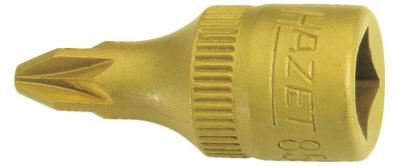 HAZET Screwdr.one. 1/4" pozidrive l1= 16mm