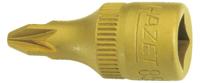 HAZET Screwdr.one. 1/4" pozidrive l1= 16mm