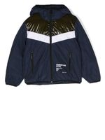 DSQUARED2 KIDS veste à logo imprimé - Bleu