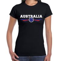 Australie / Australia landen t-shirt zwart dames 2XL  - - thumbnail
