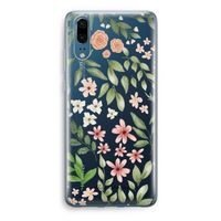 Botanical sweet flower heaven: Huawei P20 Transparant Hoesje