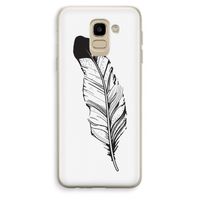 Pluim: Samsung Galaxy J6 (2018) Transparant Hoesje