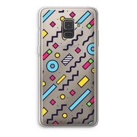 8-bit N°8: Samsung Galaxy A8 (2018) Transparant Hoesje