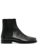 Maison Margiela bottines chelsea en cuir à bout Tabi - Noir