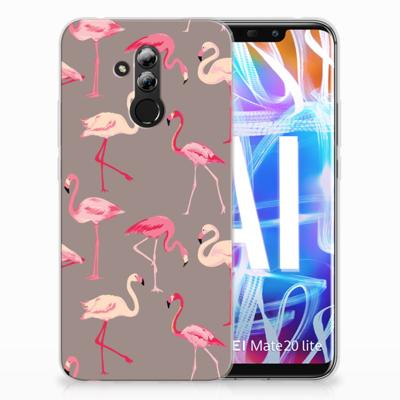 Huawei Mate 20 Lite | TPU Hoesje | Flamingo