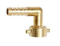 Kirchhoff Messing hoek slangkoppeling, blanco, 1/2" moer x 3/8" mondstuk - 987388248