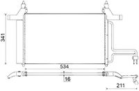 Condensor, airconditioning AC790000S