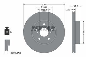 Remschijf 92179503