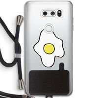 Spiegelei: LG V30 Transparant Hoesje met koord