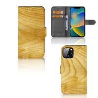 Apple iPhone 14 | Book Style Case | Licht Hout