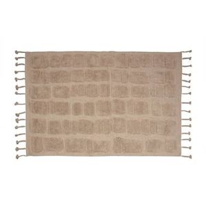 BePureHome Bricks Vloerkleed 170 x 240 cm - Beige