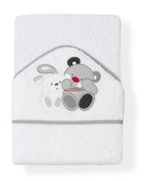 Interbaby badcape Vriendjes junior 100 cm katoen - thumbnail