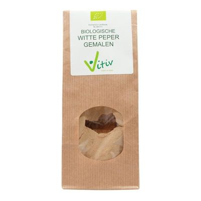 Vitiv Peper gemalen wit bio (1 Kilogr)