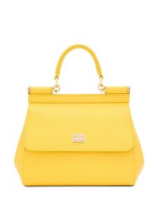 Dolce & Gabbana mini sac à bandoulière Sicily - Jaune