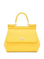 Dolce & Gabbana mini sac à bandoulière Sicily - Jaune