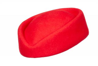 Hoed stewardess wolvilt