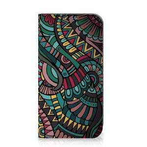 iPhone 15 Hoesje met Magneet Aztec