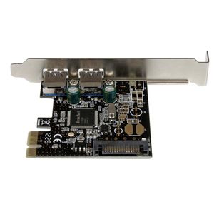 StarTech.com 2 poort USB 3.0 PCI Express controller kaart met SATA voeding