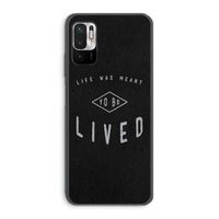 To be lived: Xiaomi Redmi Note 10 5G Transparant Hoesje