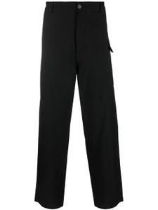 Marni pantalon en laine vierge à coupe droite - Noir