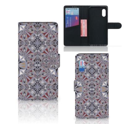 Samsung Xcover Pro | Bookcase | Flower Tiles