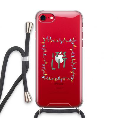 It's Lit: iPhone SE 2020 Transparant Hoesje met koord
