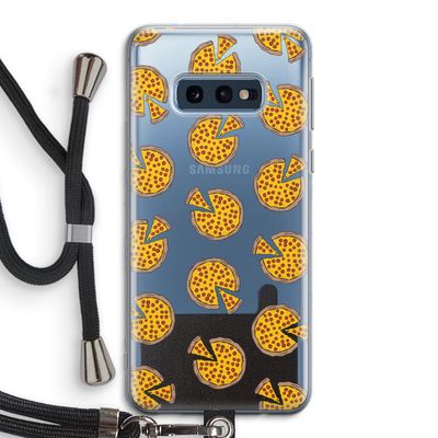 You Had Me At Pizza: Samsung Galaxy S10e Transparant Hoesje met koord