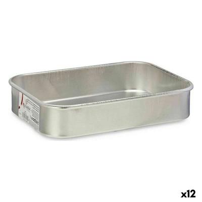 Braadslede Kinvara 100149 100149 Zilverkleurig Aluminium Ø 18 cm 26 X 5 X 19 CM 19 x 5 x 26 cm (12 Stuks)