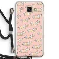 Ponys: Samsung Galaxy A5 (2016) Transparant Hoesje met koord