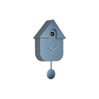 Karlsson - Wall Clock Modern Cuckoo Metallic