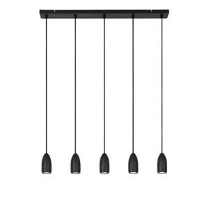 Lucide EVORA Hanglamp 5xGU10 - Zwart