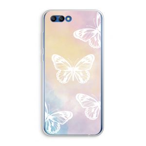 White butterfly: Honor 10 Transparant Hoesje