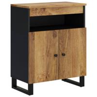 The Living Store Dressoir - Massief Mangohout - 60 x 33 x 75 cm - Honingbruine Afwerking - Montage vereist - thumbnail